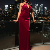 BXOXO Women's Dresses French Skinny Fit Solid Color Long Sleeve Off Shoulder Mini Bodycon Fashion Dresses